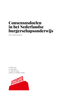 Consensusdoelen in het Nederlandse