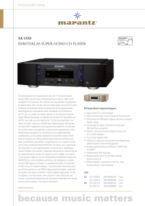sa-11s3 eersteklas super audio cd player