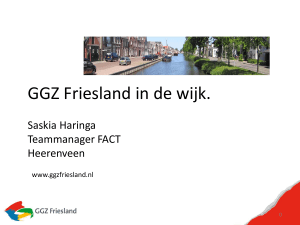 Presentatie GGZ Friesland - Wijkbelang Heerenveen Noord