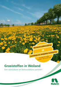 Groeistoffen in Weiland