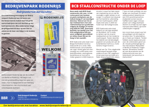 BCB Staalconstructie - Stichting Bedrijvenpark Rodenrijs