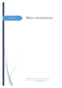 Mers-coronavirus - Sjors van leeuwen