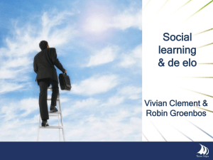 Social learning en de ELO