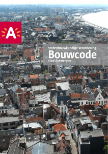 Bouwcode - Stad Antwerpen