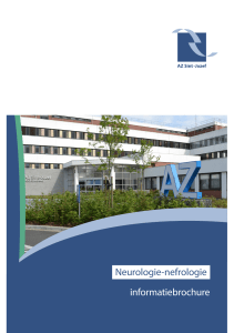 informatiebrochure Neurologie-nefrologie - AZ Sint