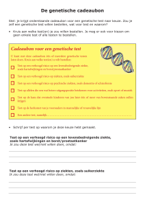 Genetische cadeaubon - Reizende DNA-labs