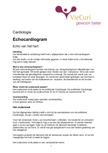 Echocardiogram - Echo van het hart