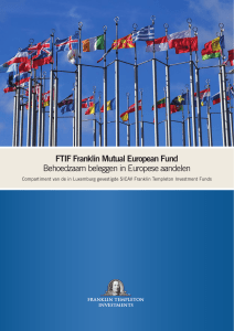 FTIF Franklin Mutual European Fund Behoedzaam beleggen in