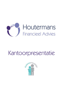 Kantoorpresentatie HFA - Houtermans Financieel Advies