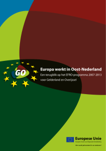 Europa werkt in Oost Nederland - GO