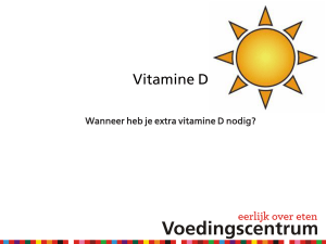 Vitamine D - Voedingscentrum