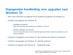 Stapsgewijze handleiding voor upgraden naar Windows 10