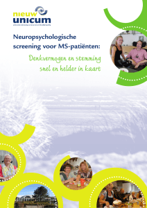 Neuropsychologische screening