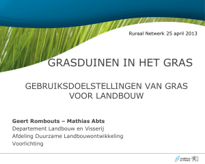 PowerPoint-presentatie - Vlaams Ruraal Netwerk