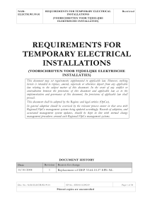 G-468 Requirements for temporary electrical - GLT