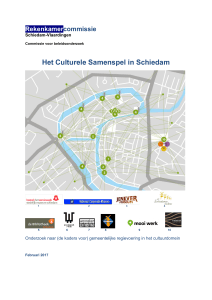 Het Culturele Samenspel in Schiedam