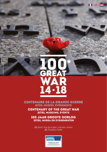 Centenaire de la Grande Guerre Centenary of the Great War 100