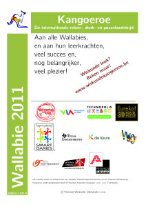 2010-2011 - Vlaamse Wiskunde Olympiade