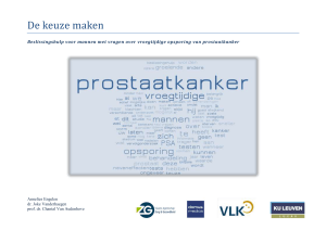 Brochure prostaatkankerscreening voor de patiënt (VLK)