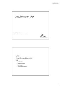 Decubitus en IAD