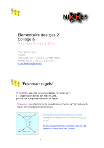 Elementaire deeltjes 2 College 6 `Feynman regels`