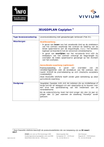 2016.11.26 - Financiële infofiche - JEUGDPLAN Capiplan NL