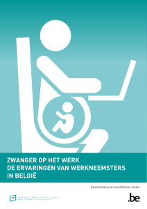 Zwanger op het werk de ervaringen van werkneemsters in belgië