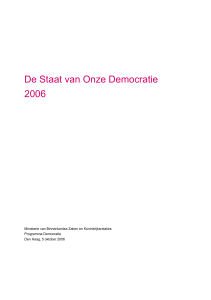 De Staat van Onze Democratie 2006