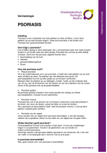 psoriasis - Streekziekenhuis Koningin Beatrix
