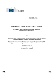 Deel I: Thematische gebieden Omvorming van de EU tot