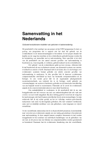 Samenvatting in het Nederlands