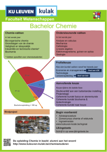Bachelor Chemie - KU Leuven KULAK