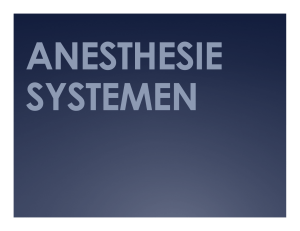 Anesthesiesystemen