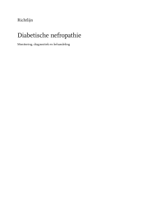 Diabetische nefropathie - Nederlands internisten vereniging