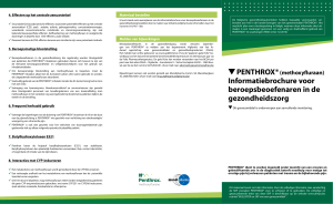 PENTHROX®(methoxyfluraan) Informatiebrochure voor