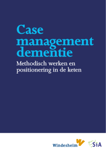 Case management dementie