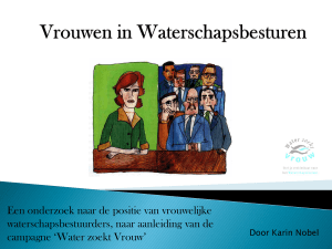 Vrouwen in Waterschapsbesturen