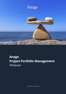 Anago Project Portfolio Management