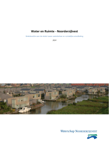 Beleidsnotitie Water en Ruimte Noorderzijlvest