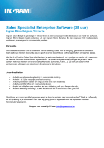 Sales Specialist Enterprise Software (38 uur)