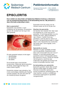 episcleritis - Spijkenisse Medisch Centrum