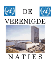Algemene informatie over de Verenigde Naties