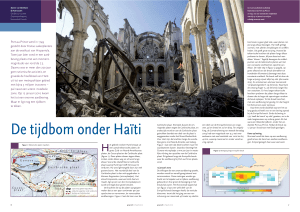 De tijdbom onder Haïti - Faculteit Geowetenschappen
