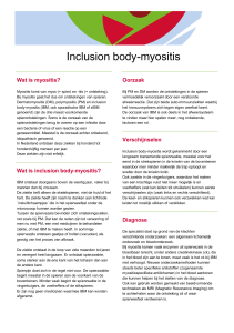 Inclusion body-myositis - Spierziekten Nederland