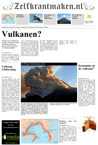 Economie en de vulkaan?