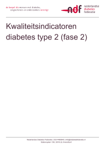 Kwaliteitsindicatoren diabetes type 2 (fase 2)