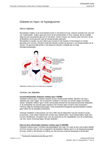 Diabetes en Hypo- en hyperglycemie