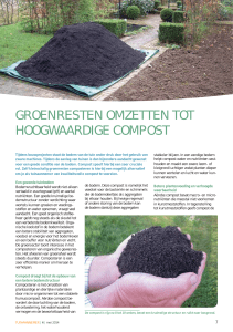 groenresten omzetten tot hoogwaardige compost