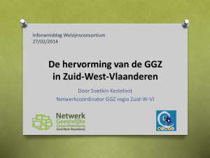 De hervorming van de GGZ in Zuid-West-Vlaanderen