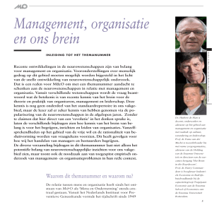 Management, organisatie en ons brein
